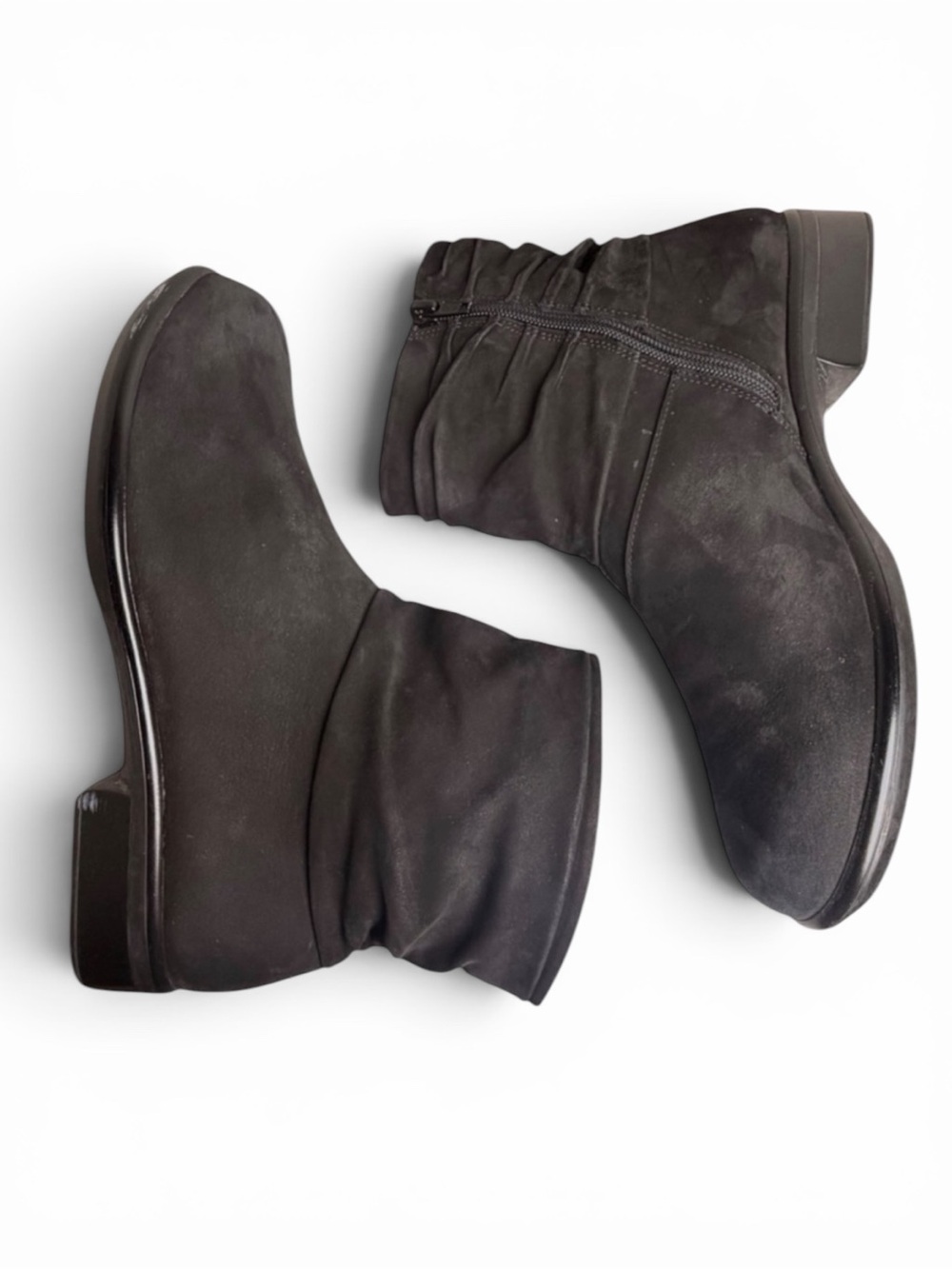 Naot Brisote Black Nubuck Ankle Boots EU 40 US 10 Made in Israel